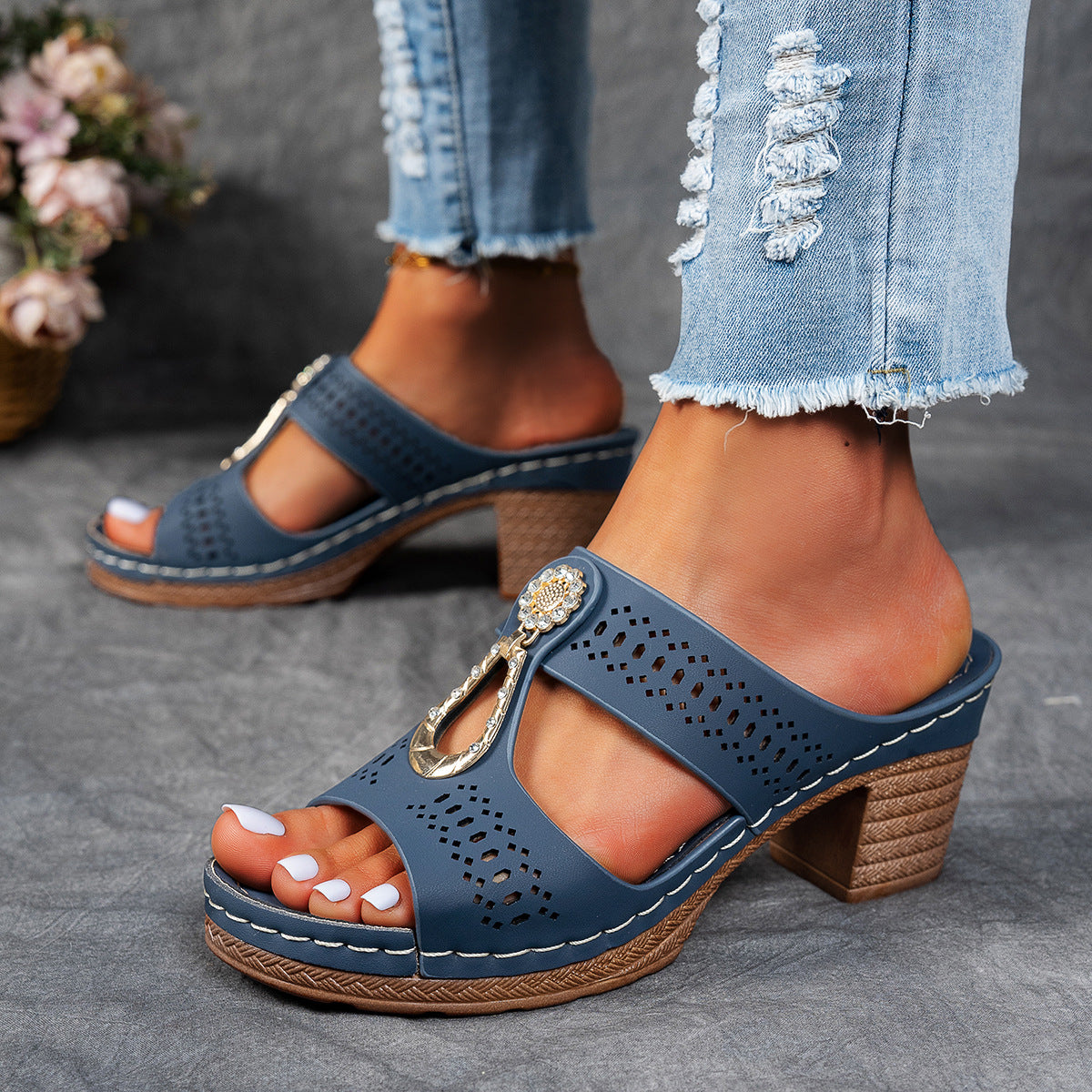 VitaFeet | Handcrafted Orthopaedic Heeled Sandals Helga