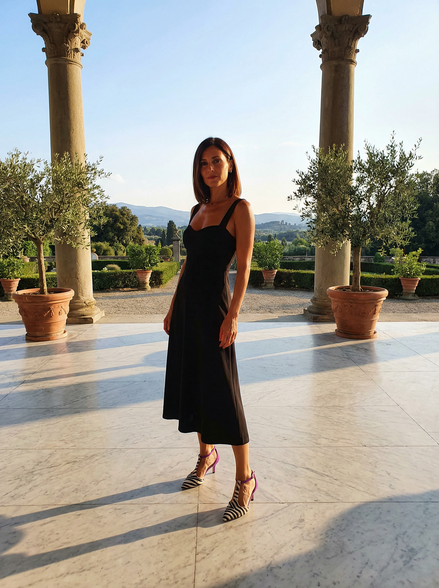 Viola Wild – Zebra-print heel with stable support