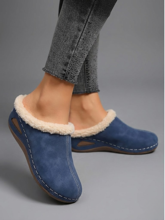 Tina™ – Fur-Lined Slip-On Sandals