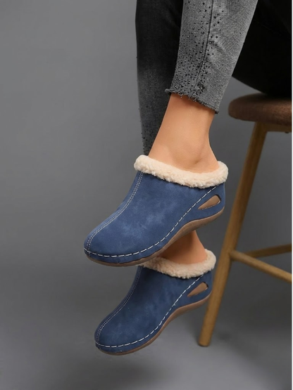 Tina™ – Fur-Lined Slip-On Sandals