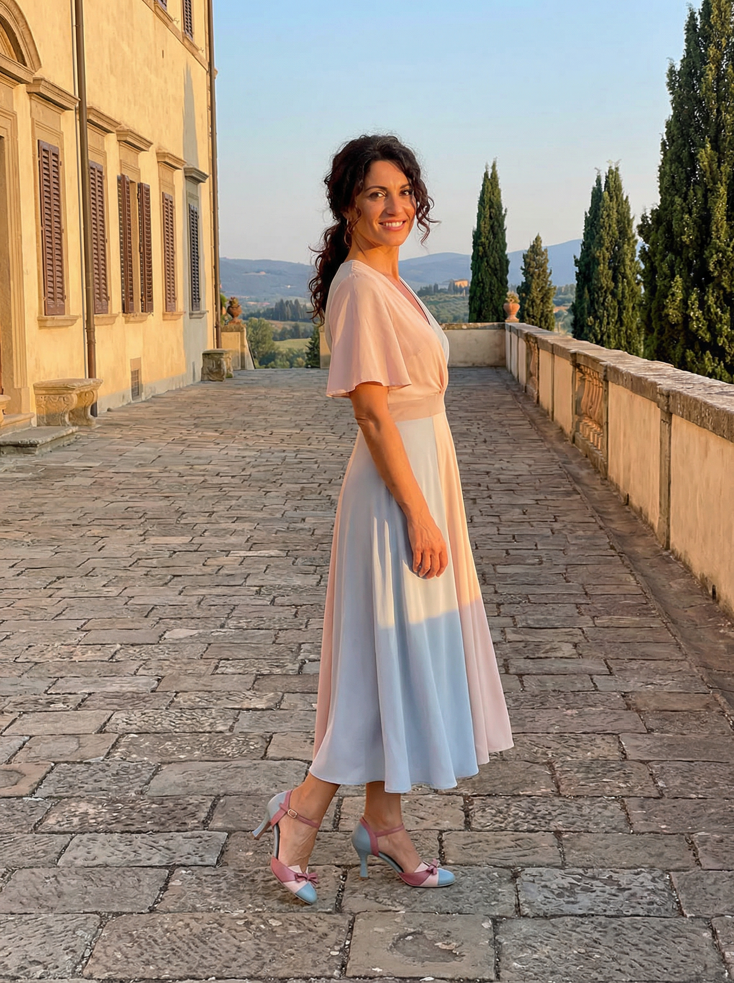 Passione – Sandal with a bow and a comfortable heel