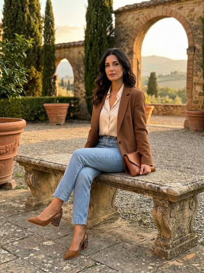 Venezia Classico – Animal-print slingback heel