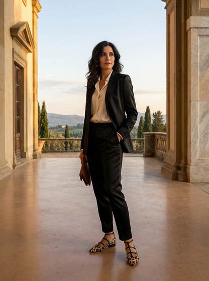 Ballerina Gioia – Animal-print flat with anti-stress comfort