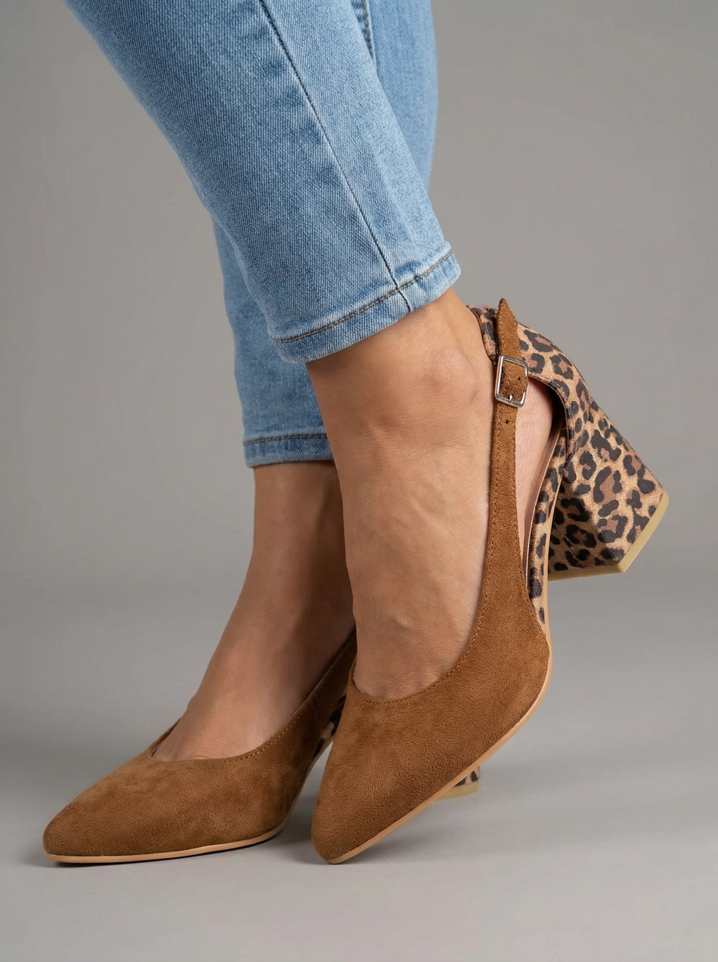 Venezia Classico – Animal-print slingback heel