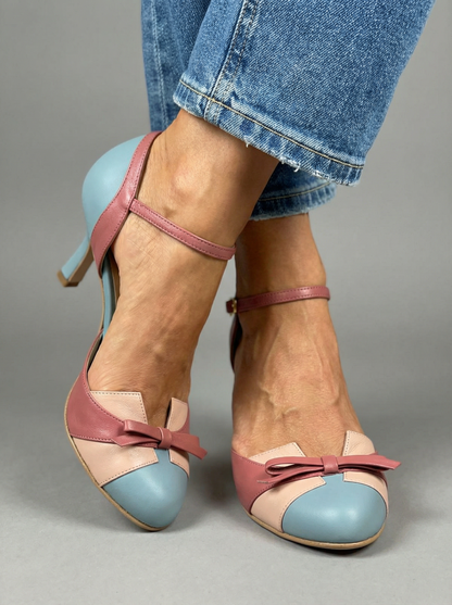 Passione – Sandal with a bow and a comfortable heel