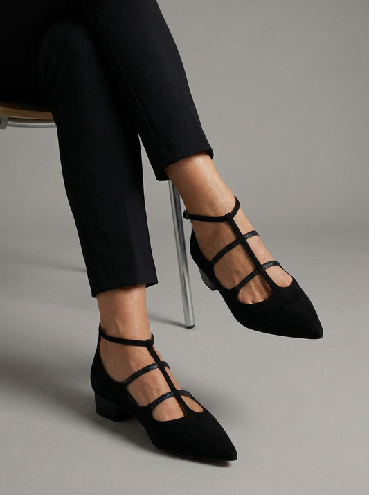 Notte Elegante – Black heel with comfortable straps